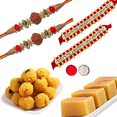 "Family Rakhis - code FHN16 - Click here to View more details about this Product